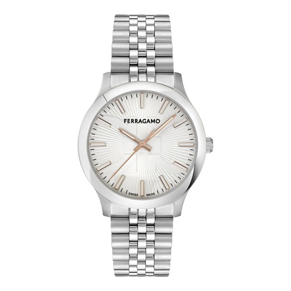Ferragamo  Duo Bracelet Watch Silver Mens